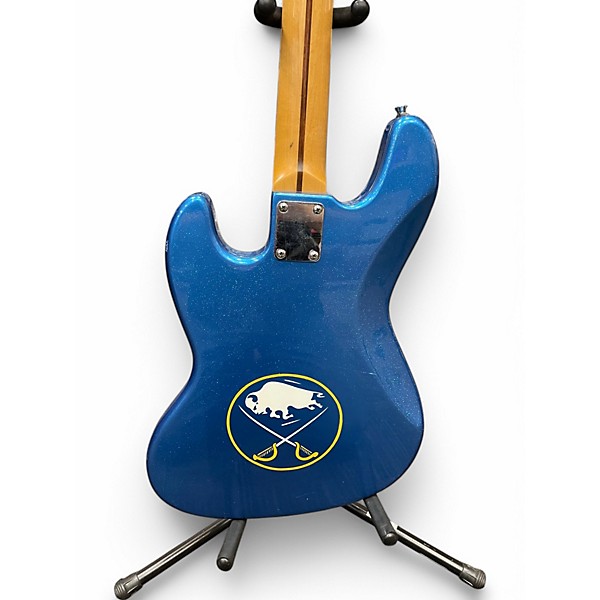 Used Johnson Jazz Bass Buffalo Sabres Electric Bass Guitar