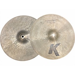Used Zildjian 14in K Custom Dark Hi Hat Pair Cymbal