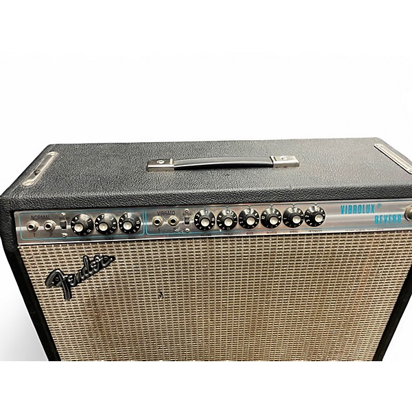 Vintage 1977 Fender Vibrolux Reverb 40W 2x10 Tube Guitar Combo Amp