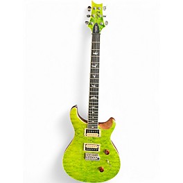 Used PRS SE Custom 24 GREEN Solid Body Electric Guitar
