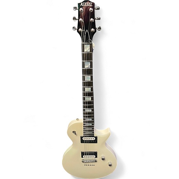 Used Kiesel CS6 Alpine White Solid Body Electric Guitar