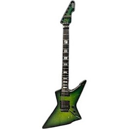Used Schecter Guitar Research E1 FRS Green Burst Solid Body Electric Guitar