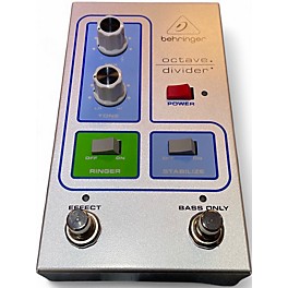 Used Behringer octave divider Effect Pedal