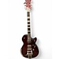 Used Gretsch Guitars G6134TFM Dark Cherry Metallic Flame Hollow Body Electric Guitar thumbnail