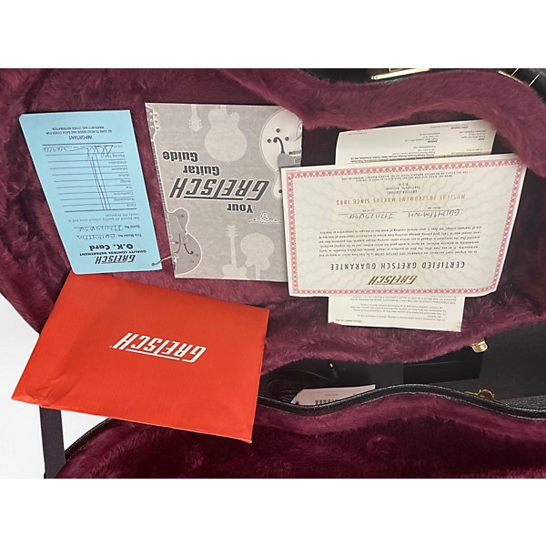 Used Gretsch Guitars G6134TFM Dark Cherry Metallic Flame Hollow Body Electric Guitar