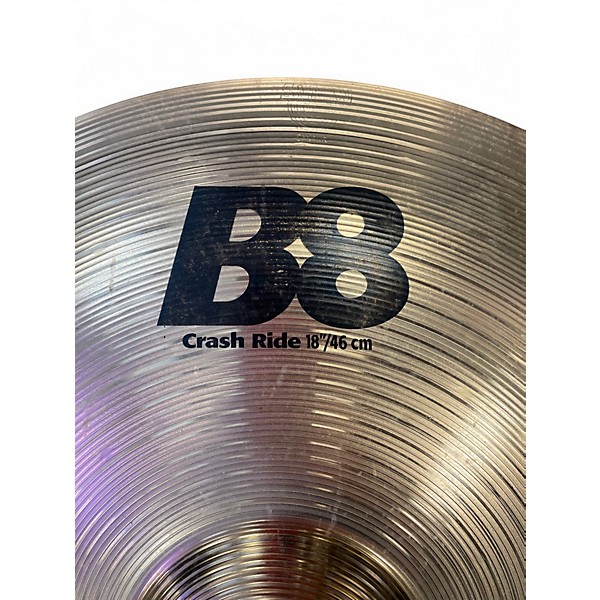 Used SABIAN 18in B8 Crash Ride Cymbal