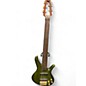 Used Samick SAKB6690FL Trans Green Electric Bass Guitar thumbnail