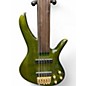 Used Samick SAKB6690FL Trans Green Electric Bass Guitar