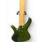 Used Samick SAKB6690FL Trans Green Electric Bass Guitar