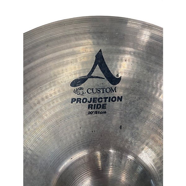 Used Zildjian 20in A Custom Projection Ride Cymbal