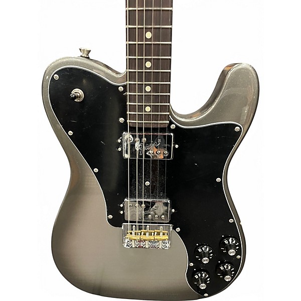Used 2021 Fender American Profession II Telecaster Deluxe Silverburst Solid Body Electric Guitar