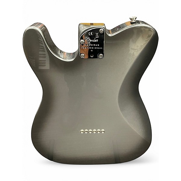 Used 2021 Fender American Profession II Telecaster Deluxe Silverburst Solid Body Electric Guitar
