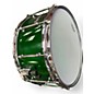 Used Battlefield Drums 14in acrylic snare drum cokebottle green Drum thumbnail