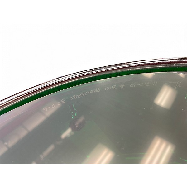 Used Battlefield Drums 14in acrylic snare drum cokebottle green Drum