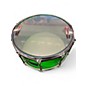 Used Battlefield Drums 14in acrylic snare drum cokebottle green Drum