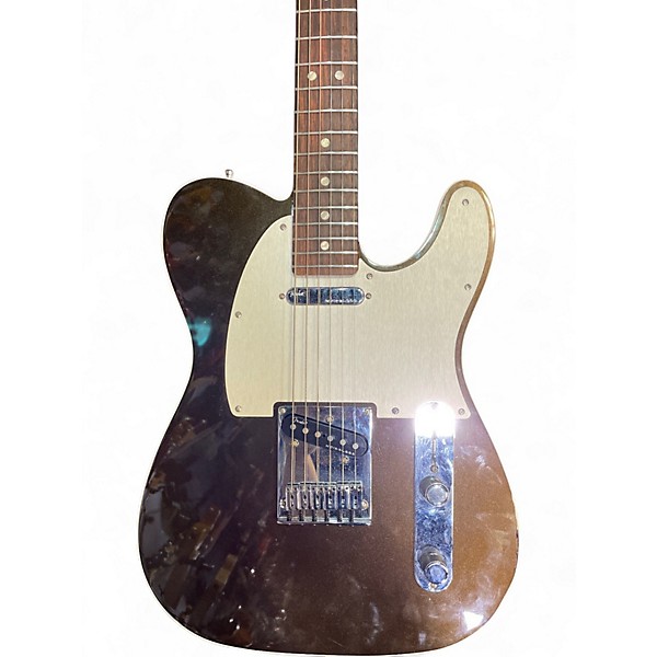 Used Fender American Ultra Telecaster Trans Black Solid Body Electric Guitar