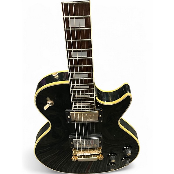 Used Aspen LES PAUL STYLE BLACK Solid Body Electric Guitar