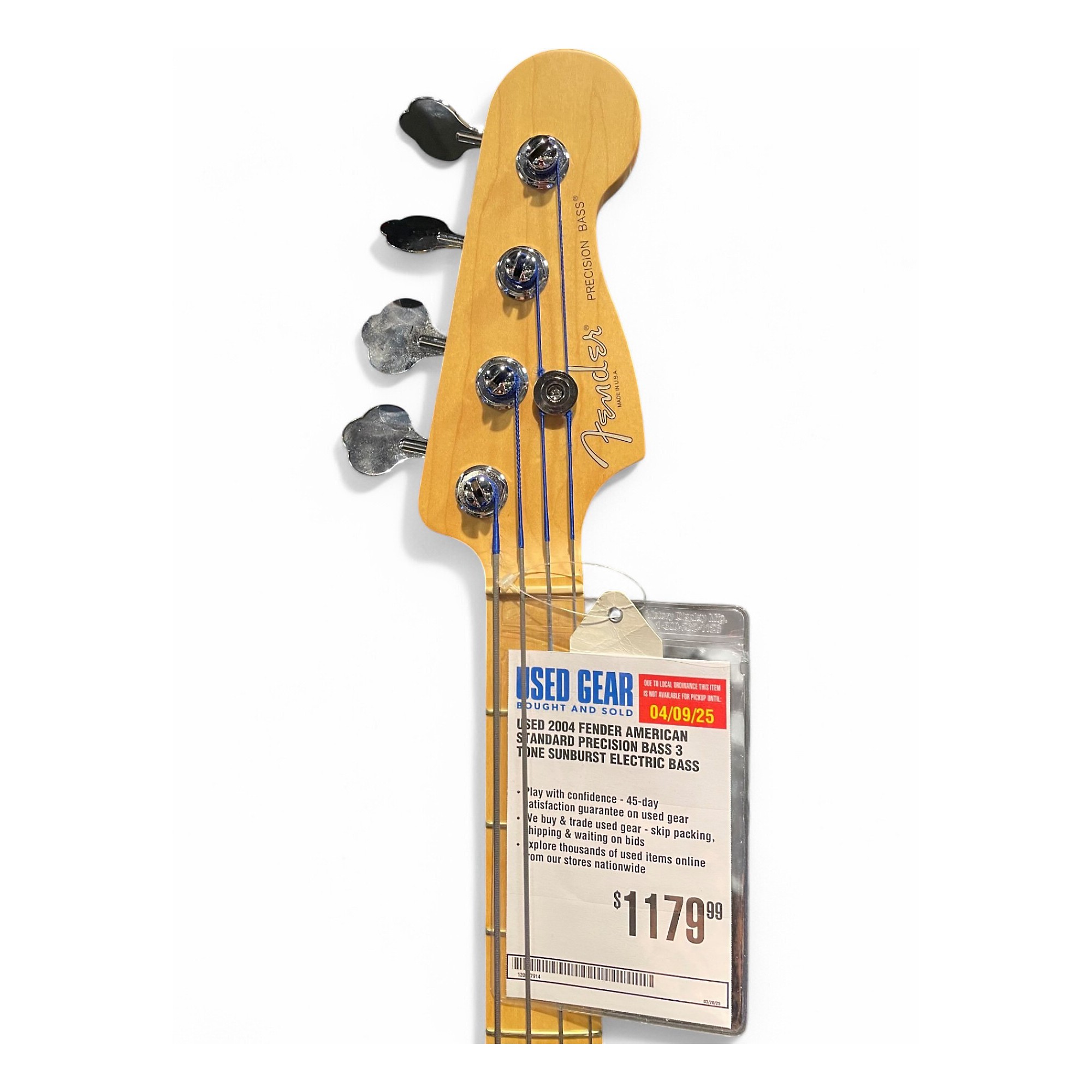 ベース 2004 American vintage precision bass Used 2004 Fender American Standard Precision Bass 3 Tone
