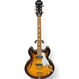 Used Epiphone Casino Vintage Sunburst Hollow Body Electric Guitar