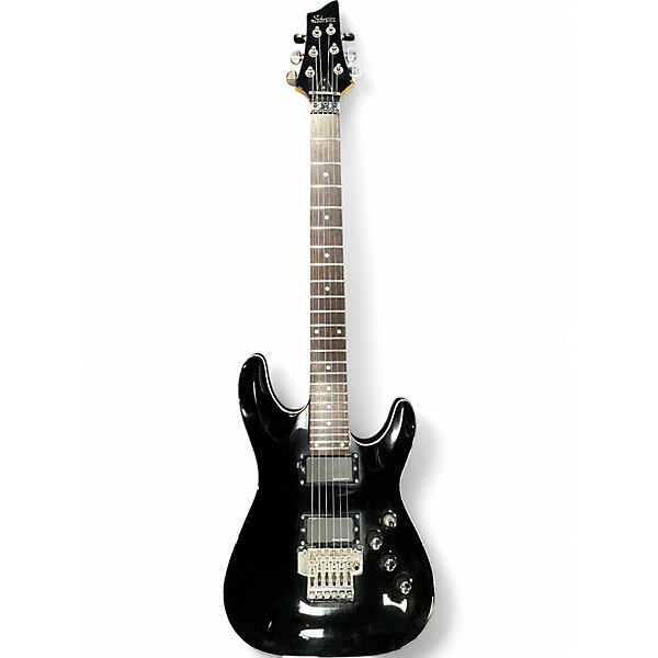 Used Schecter Guitar Research C-1 FR Black Solid Body Electric Guitar