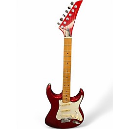 Used Palmer deluxe series red Solid Body Electric Guitar