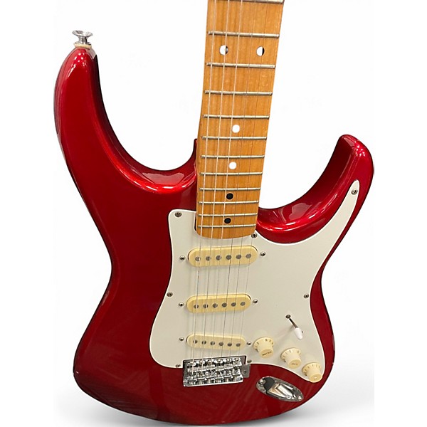 Used Palmer deluxe series red Solid Body Electric Guitar
