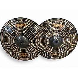 Used MEINL 14in Classics Custom Dark Hi Hat Pair Cymbal