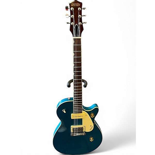 Used Gretsch Guitars Streamliner Jet Club P90 blue Solid Body Electric Guitar