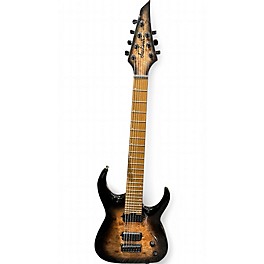 Used Jackson Pro Series Signature Misha Mansoor Juggernaut HT7P Black Burl Burst Solid Body Electric Guitar