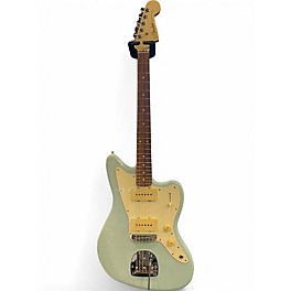 Used Fender PLAYER JAZZMASTER SONIC BLUE W/ WHITE HEADCAP Solid Body Electric Guitar