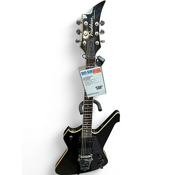 Used Washburn PS500 Ebony Solid Body Electric Guitar