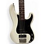 Used Schecter Guitar Research Diamond P Custom White Electric Bass Guitar