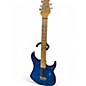 Used Sterling by Music Man JP150 Blue Solid Body Electric Guitar thumbnail