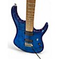 Used Sterling by Music Man JP150 Blue Solid Body Electric Guitar