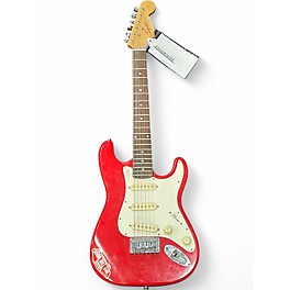 Used Squier Mini Affinity Stratocaster Red Electric Guitar