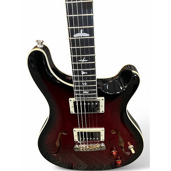 Used PRS SE HOLLOWBODY BLACK CHERRY BURST Hollow Body Electric Guitar