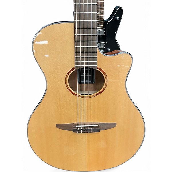 Used Yamaha NTX1200R Natural Classical Acoustic Electric Guitar
