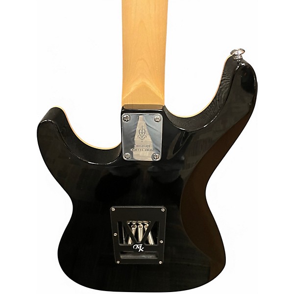 Used Michael Kelly 1965 Custom Collection Double Cut Striped Ebony Solid Body Electric Guitar