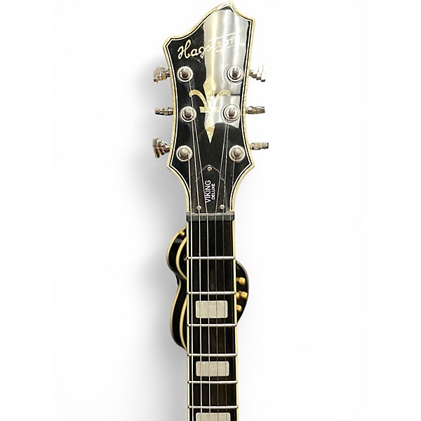 Used Hagstrom Viking Deluxe Natural Hollow Body Electric Guitar