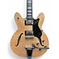 Used Hagstrom Viking Deluxe Natural Hollow Body Electric Guitar