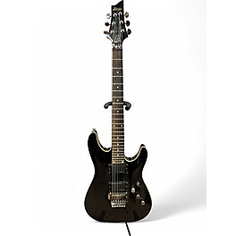 Used Schecter Guitar Research C1 FR Black Solid Body Electric Guitar