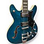 Used Hagstrom Viking Deluxe CLOUDY SEAS Hollow Body Electric Guitar
