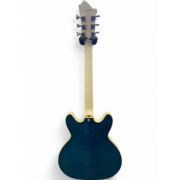 Used Hagstrom Viking Deluxe CLOUDY SEAS Hollow Body Electric Guitar