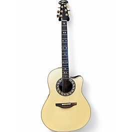 Used Ovation Legend Natural Acoustic Electric Guitar