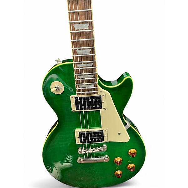 Used Epiphone Les Paul Standard Green Solid Body Electric Guitar