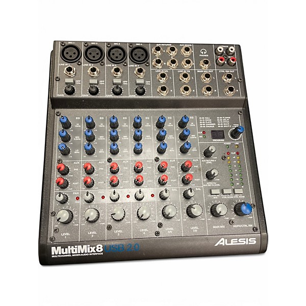 Used Alesis Used Alesis MultiMix 8 USB 8-Channel Unpowered Mixer ...