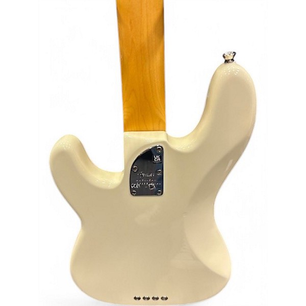 Used Fender American Professional II Precision Bass Olympic White Electric Bass Guitar