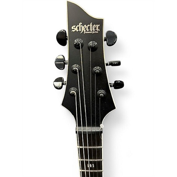 Used Schecter Guitar Research C-1 S HT SLS Elite "Evil Twin" Flat Black Solid Body Electric Guitar
