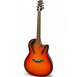 Used Ovation 6778LX Standard Elite New England Burst Acoustic Electric Guitar