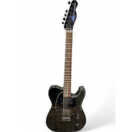 Used Squier Telecaster Black Solid Body Electric Guitar